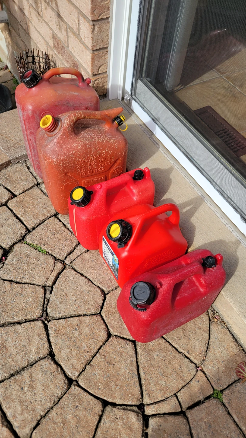 Assorted Gasoline Jerry Cans-$5 each