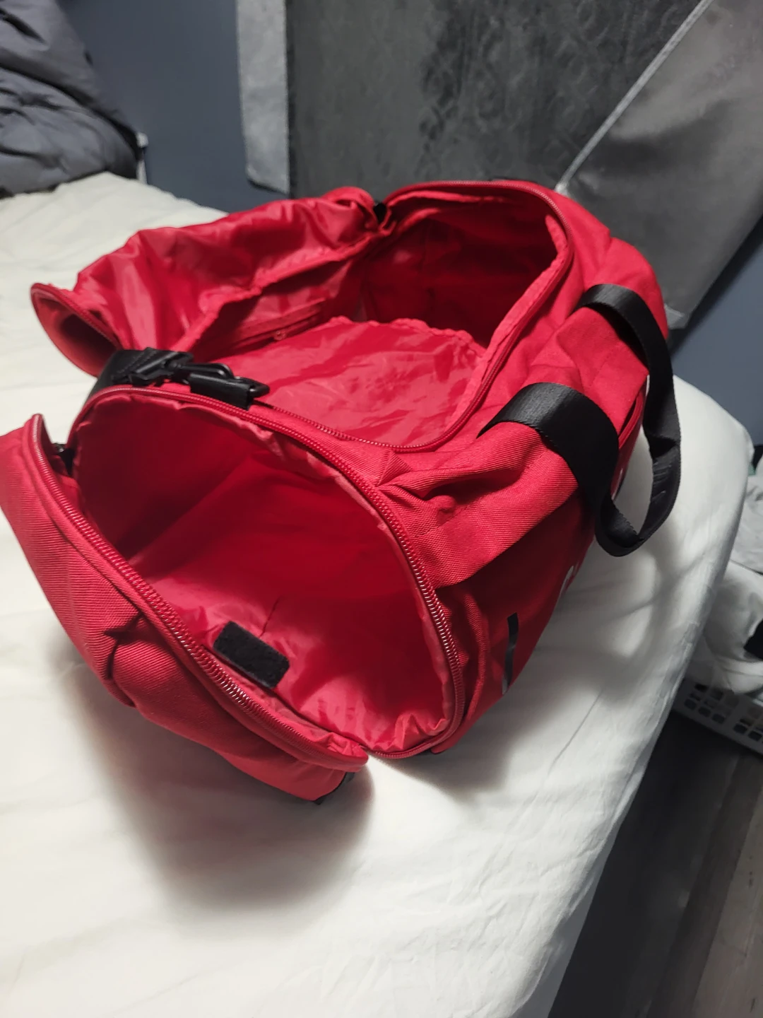 Jordan Red Duffel Bag - photo 3