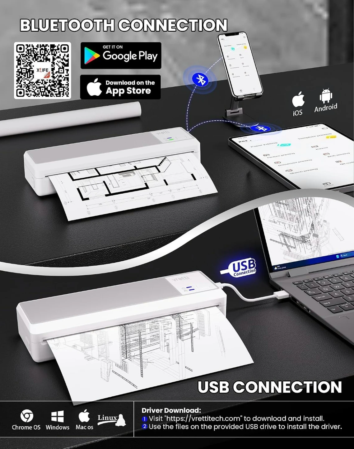 Vretti Portable Thermal Printer - photo 2