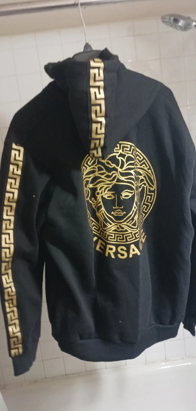 Versace Hoodie Black Gold - photo 2