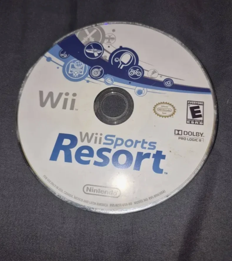 Nintendo Wii Sports Resort Game Disc