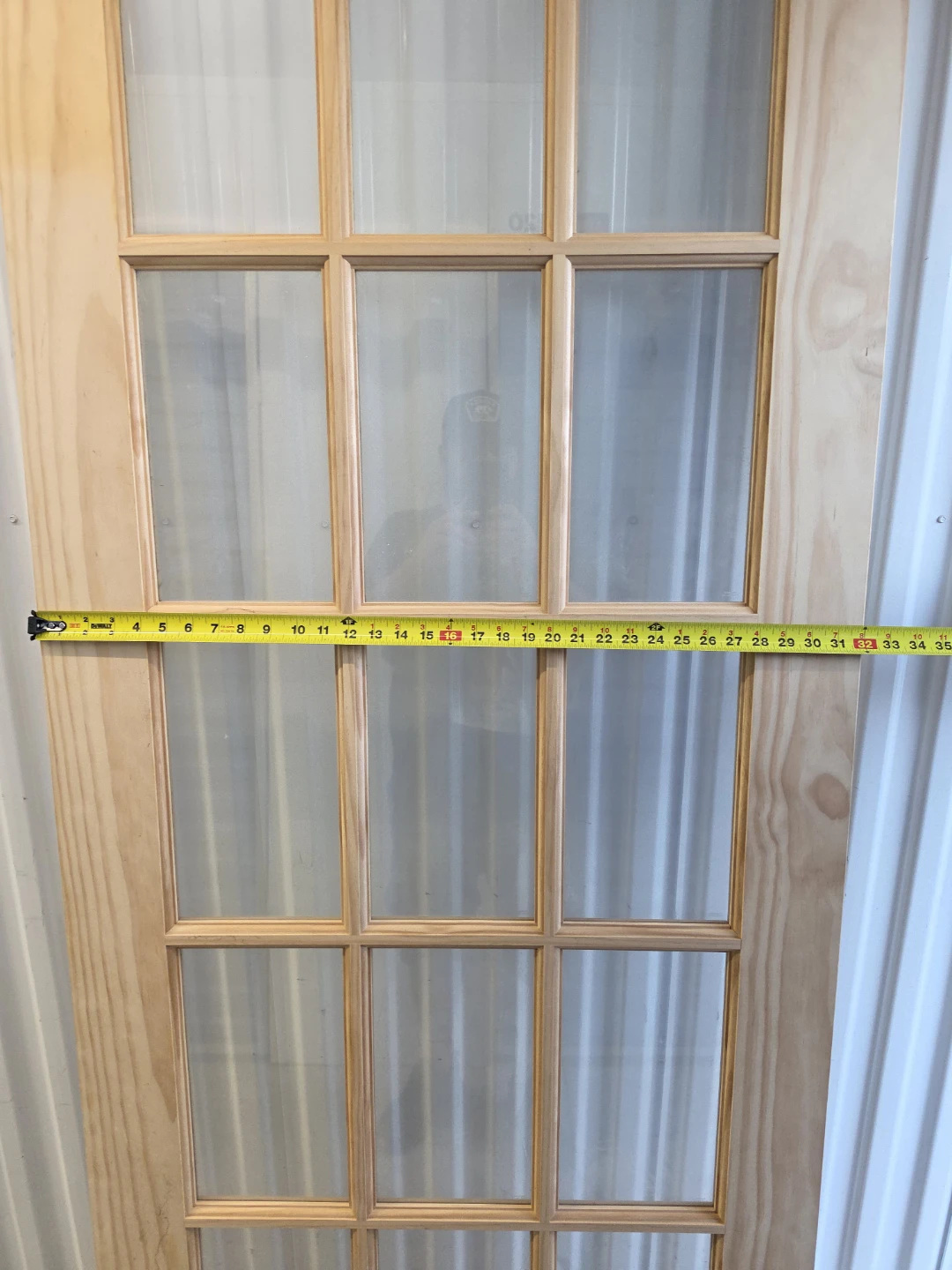Natural Wood 9-Lite French Door (new) - photo 2