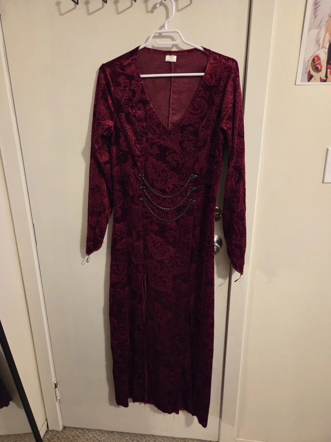 Red Velvet Devil Costume Dress and Headband - photo 2