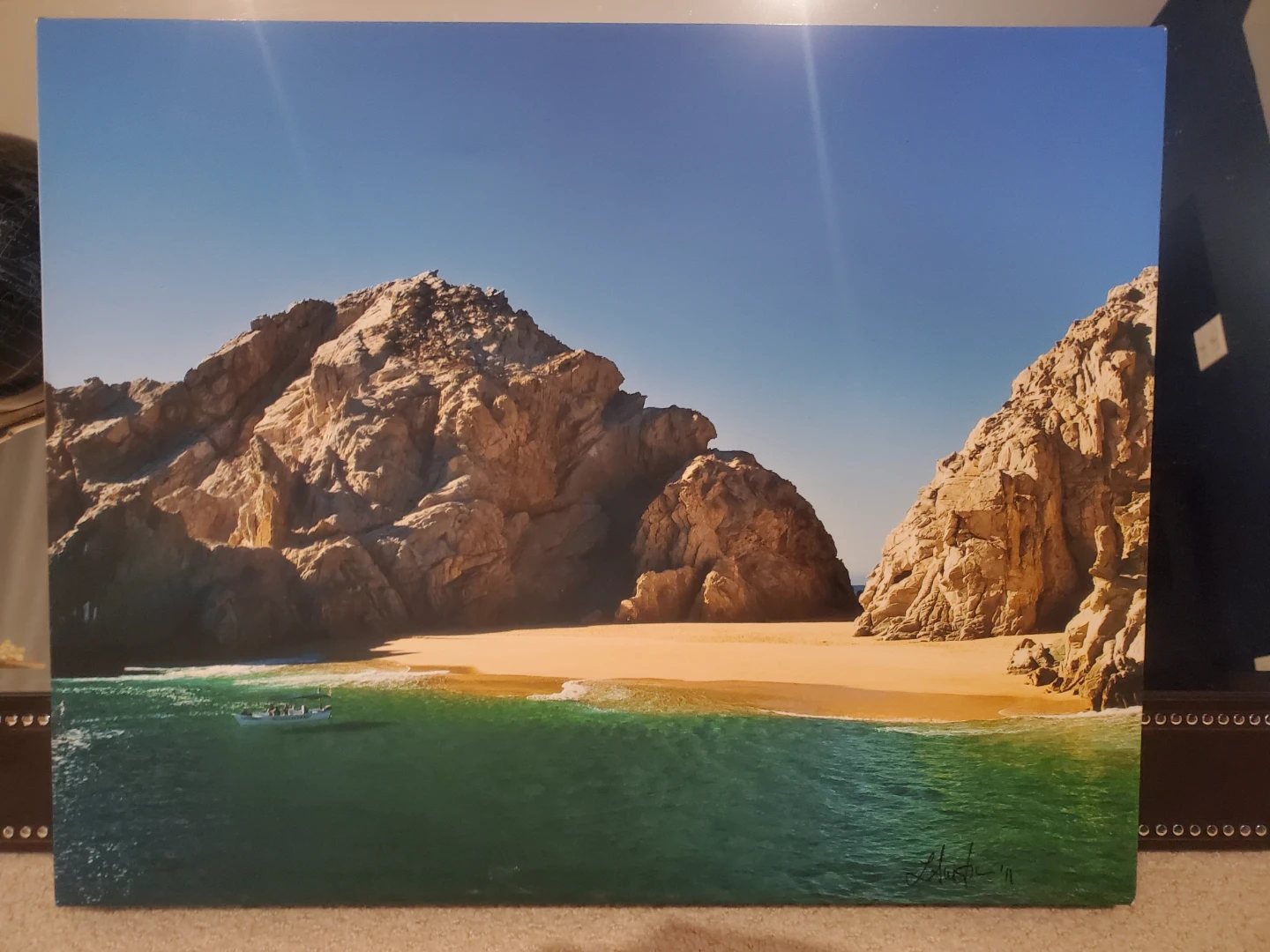 44 WIDE Lover's Beach Canvas Print