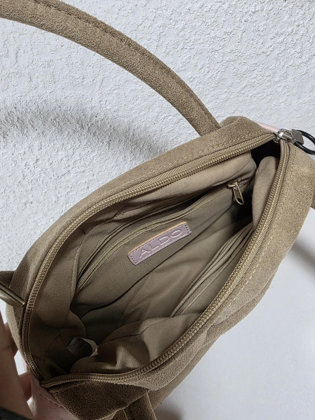 ALDO Suede and Pink Handbag - photo 3