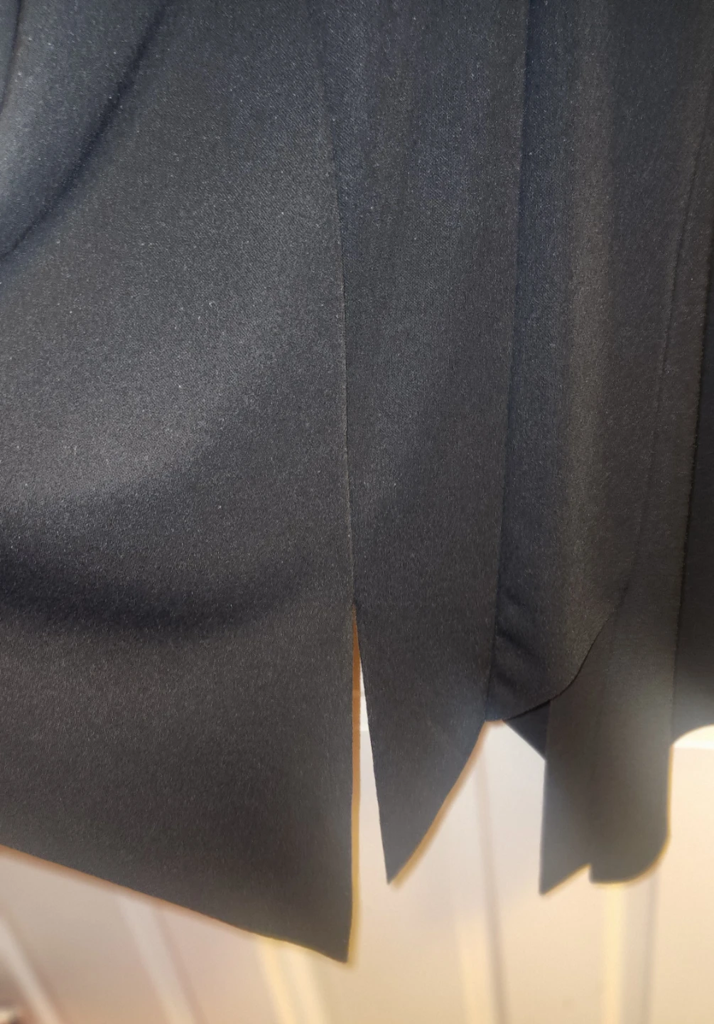 Roaman's Black Long Sleeve Lace-Up Top - photo 3