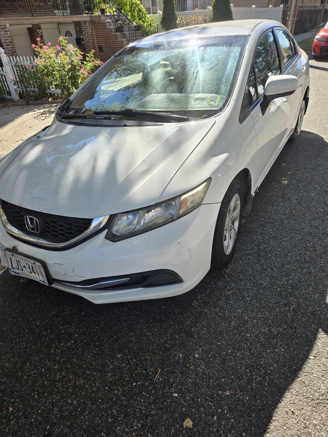 White Honda Civic Sedan - photo 3