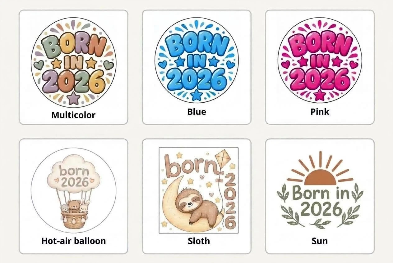 Born in 2026 Baby Bodysuits 🤍👶 - photo 2