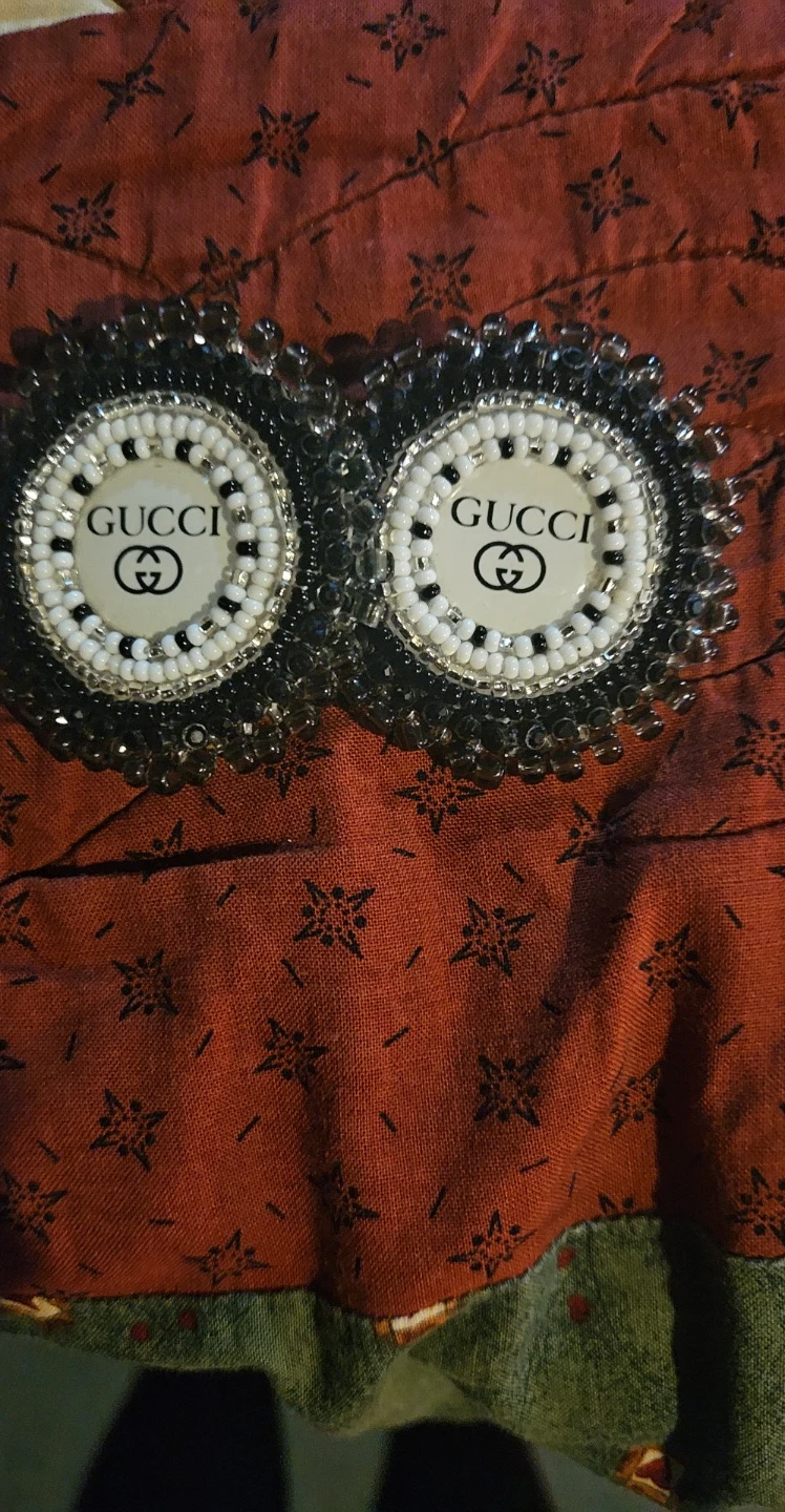 Gucci Style Beaded Earrings