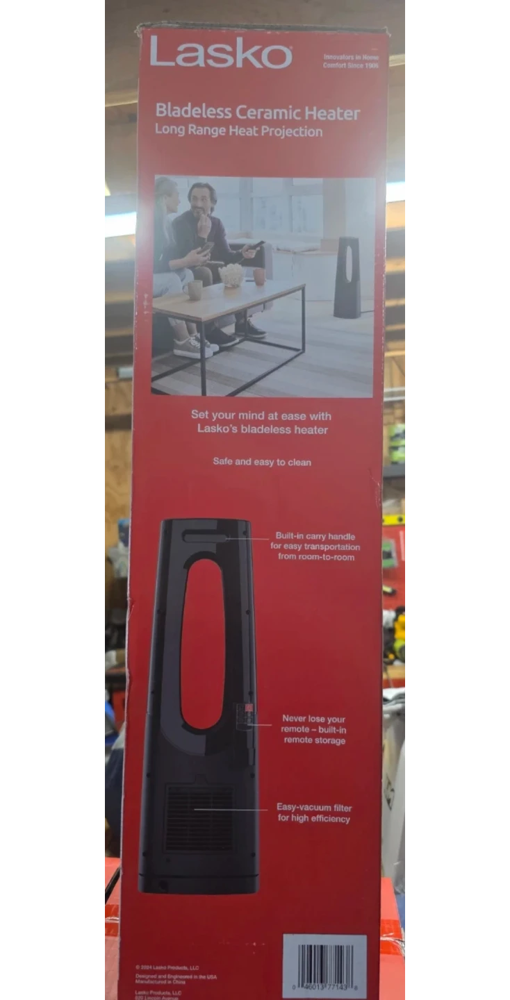 Lasko Bladeless Ceramic Heater Model CW100