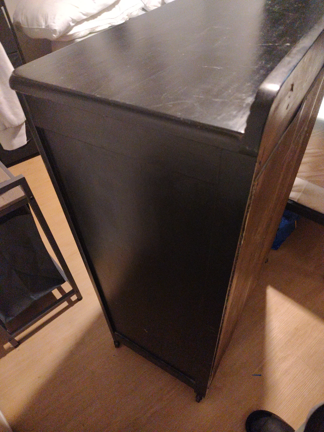 Black 4-Drawer Dresser - photo 4