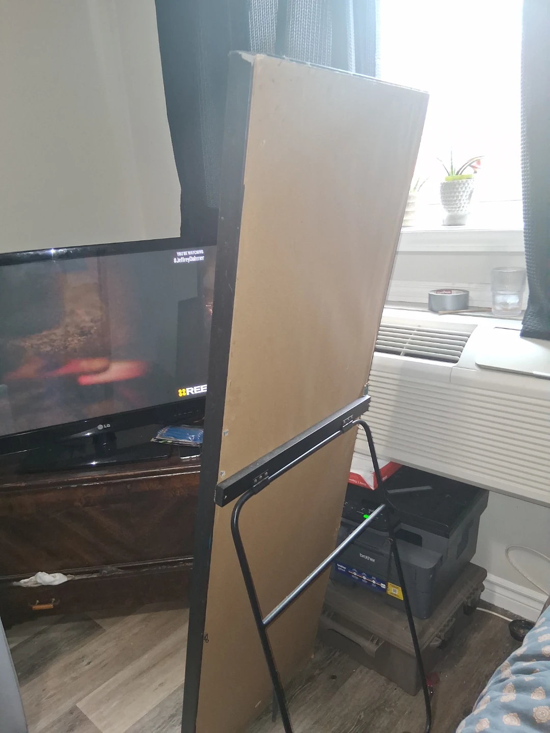 Full length standing mirror with black frame - photo 2