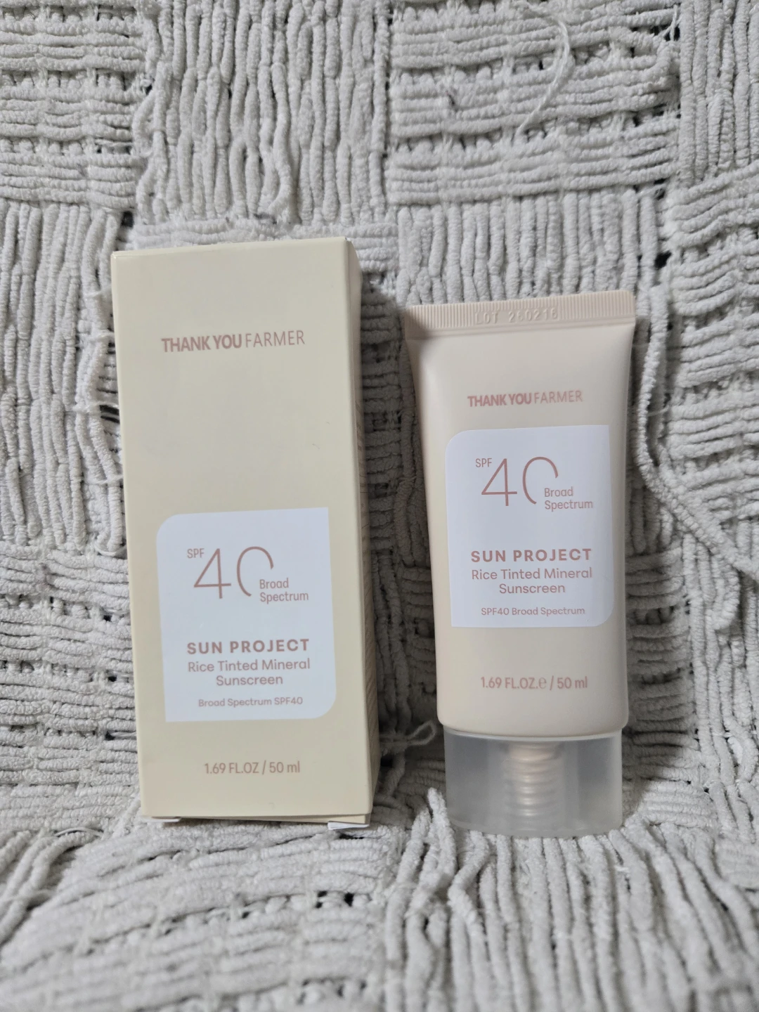 Thank You Farmer Sun Project Rice Tinted Mineral Sunscreen - photo 3