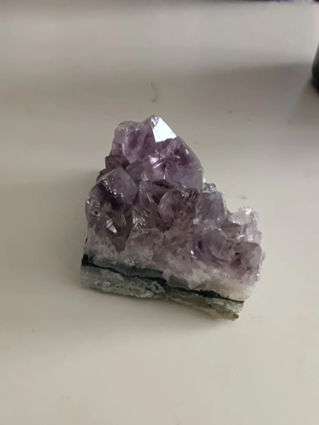 Natural Amethyst Crystal Cluster - photo 2