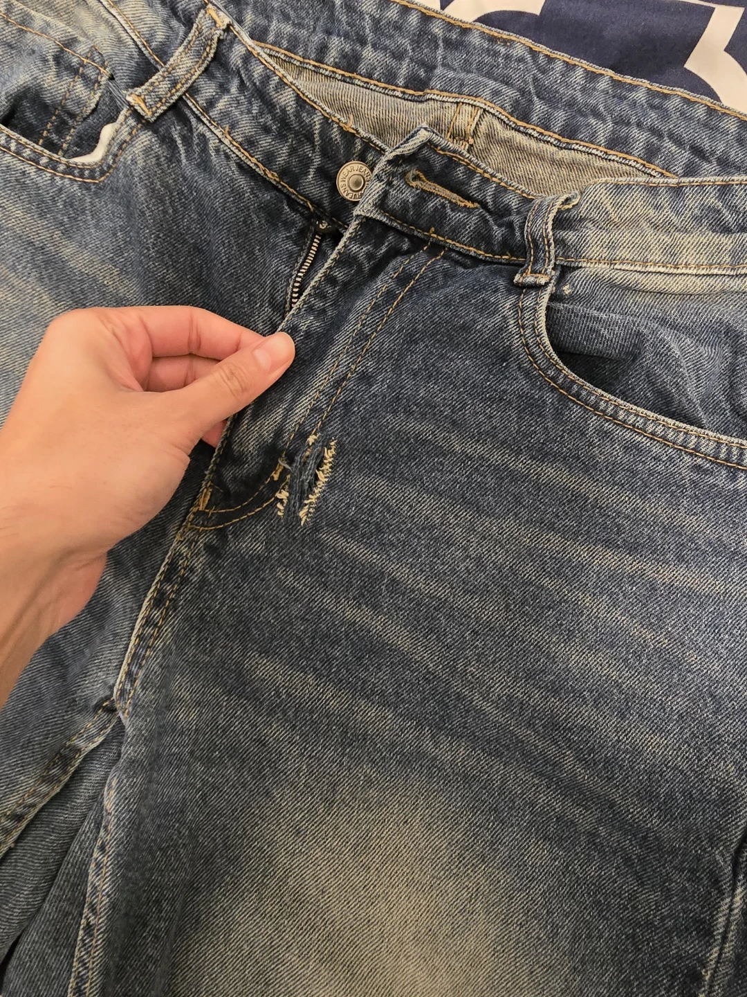 Blue Denim Jeans - photo 2