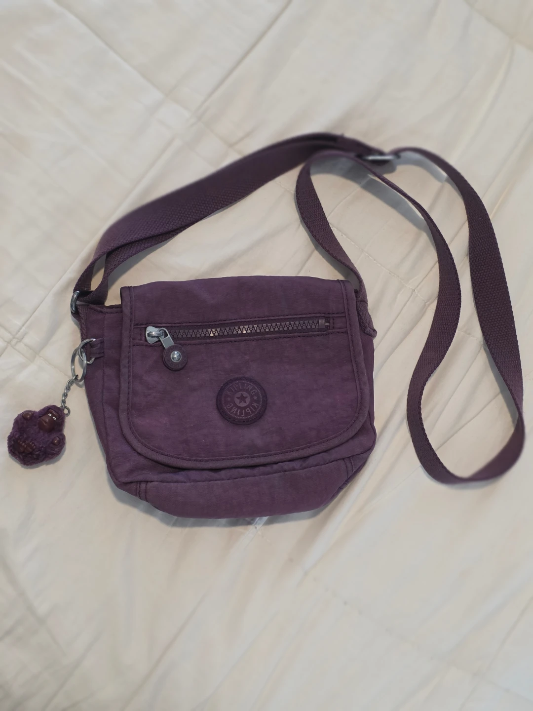 Kipling Sabian Purple Crossbody Bag