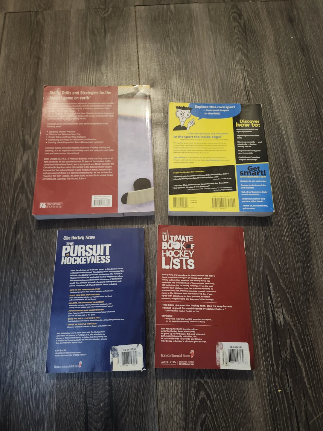 Set of 4 Hockey Books - photo 2