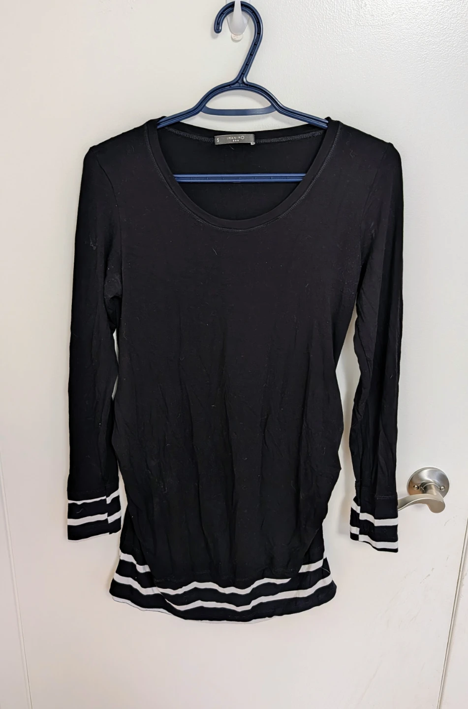 Imanimo Black Long Sleeve Top - Women's Small