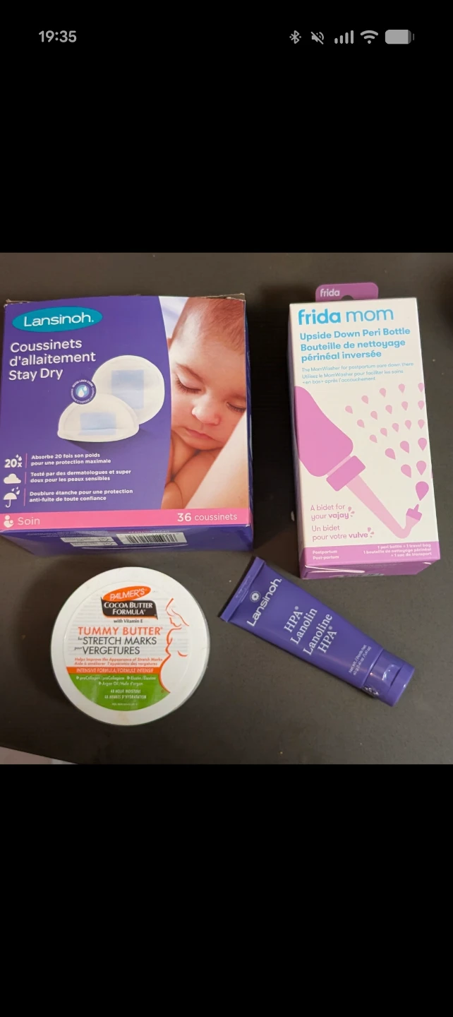 Some postpartum essentials