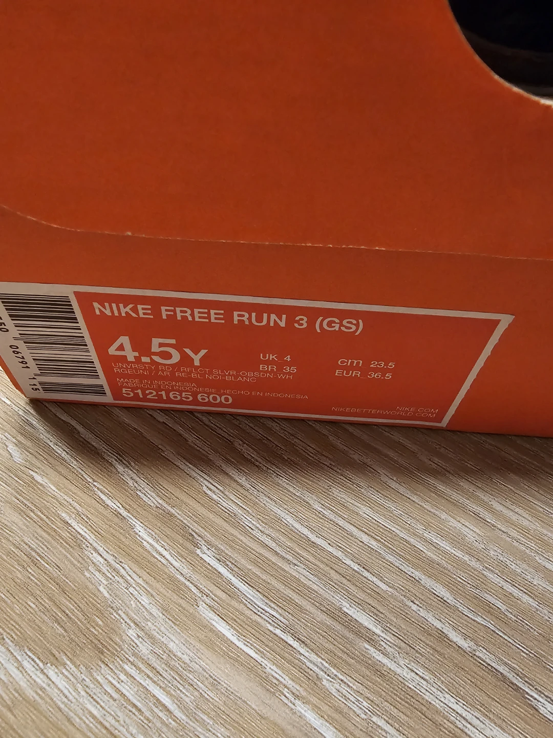 Nike Free Run 3 GS Running Shoes - photo 4