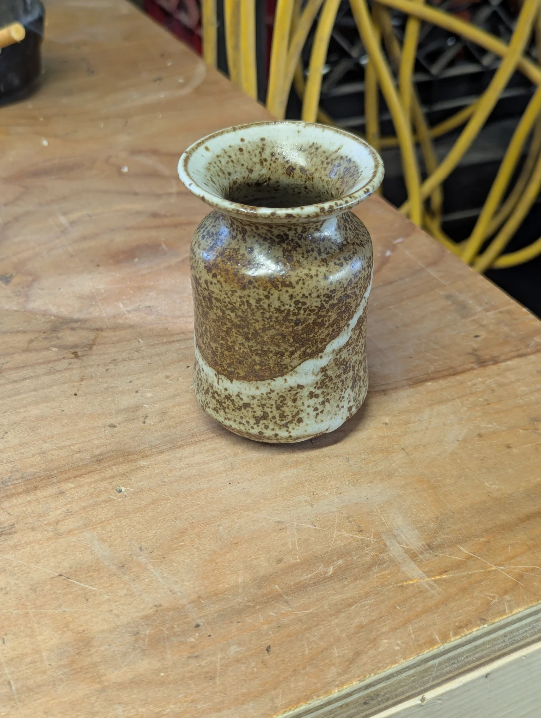 Sandstone Ceramic 3.5" Vase