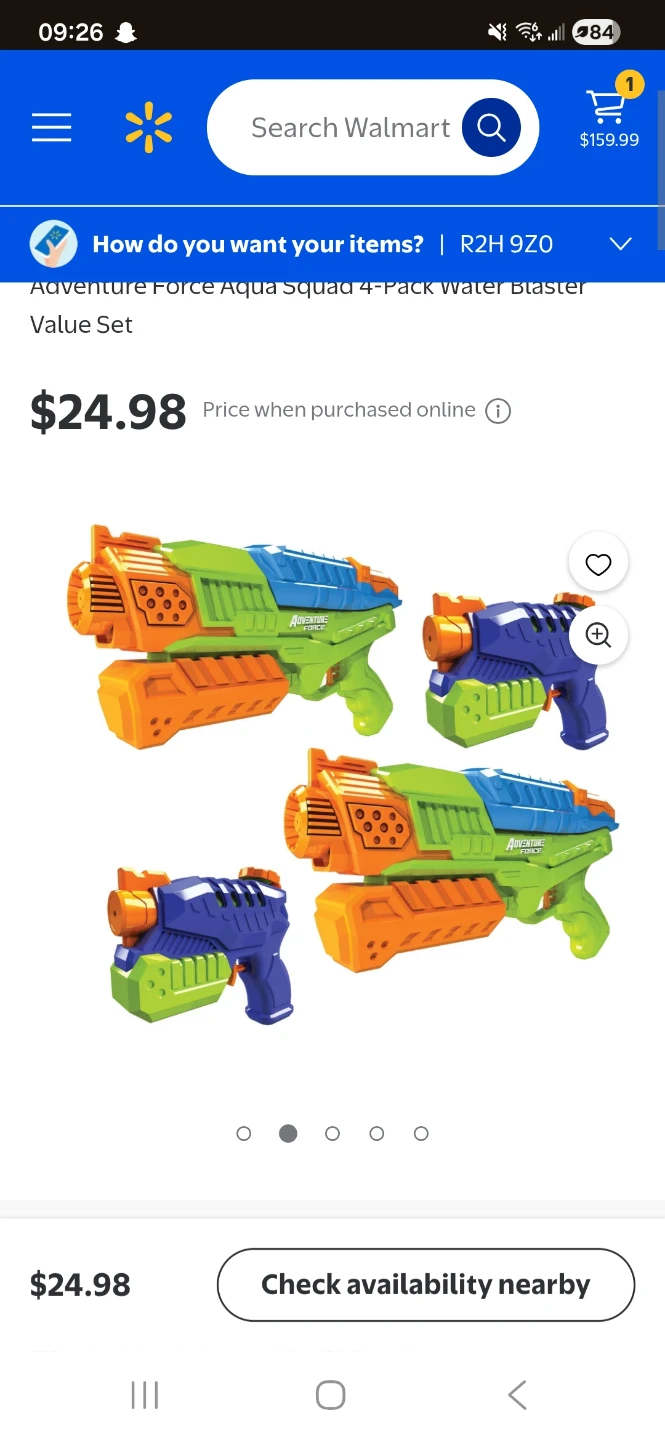 Adventure Force Aqua Squad 4-Pack Water Blaster Set - photo 2