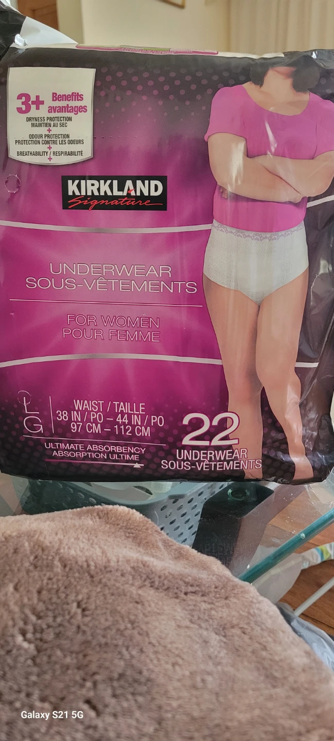 Kirkland Signature Women's Underwear Size Large