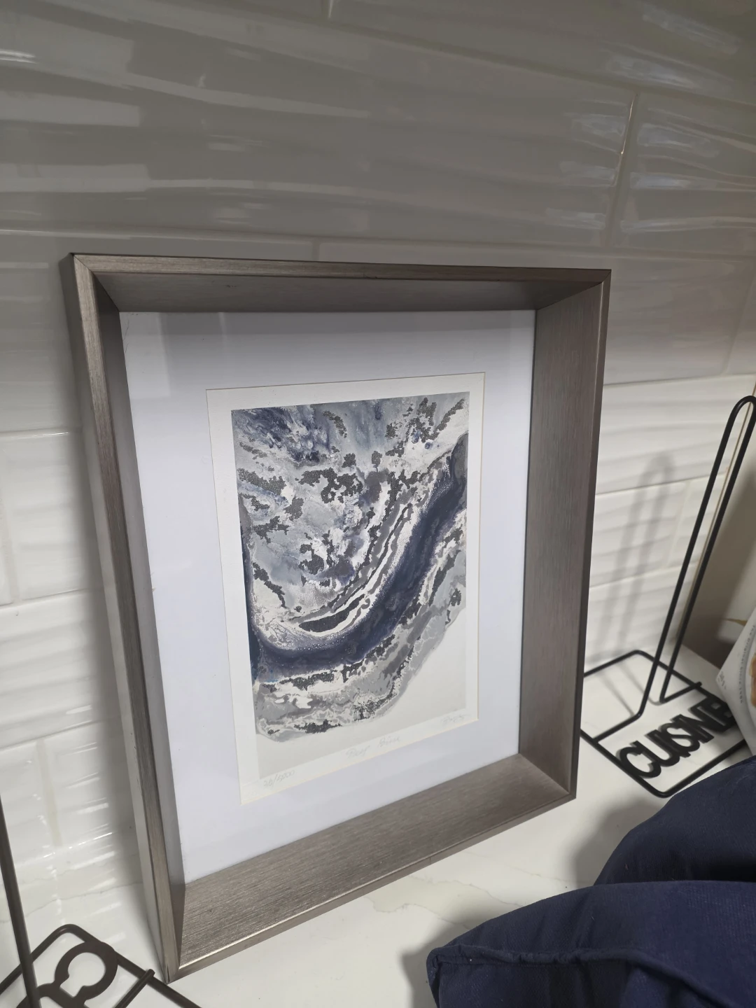 Deep Blue Framed Limited Edition Art Print