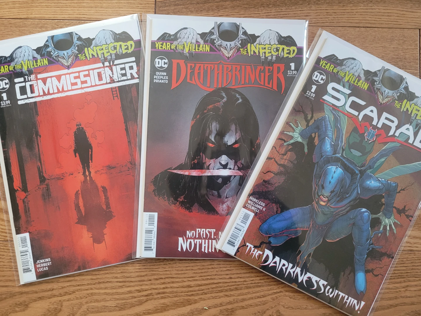 DC Year of the Villain: The Infected Comic Set