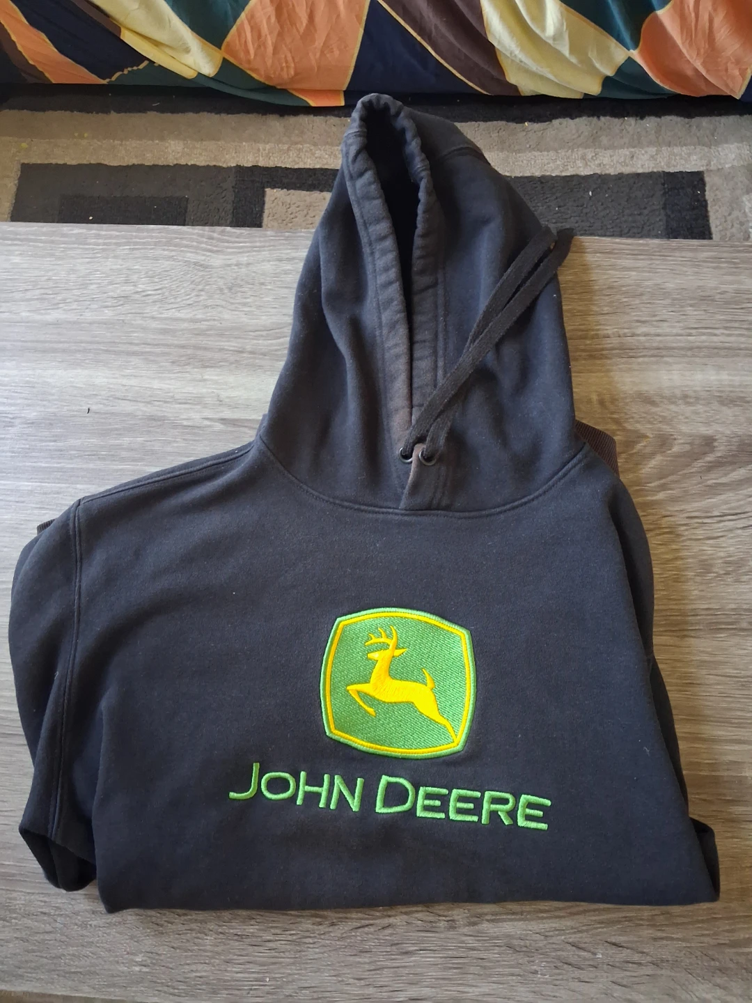 John Deere Black Hoodie