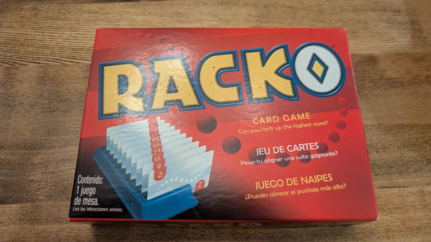 Parker Brothers Rack-O Card Game