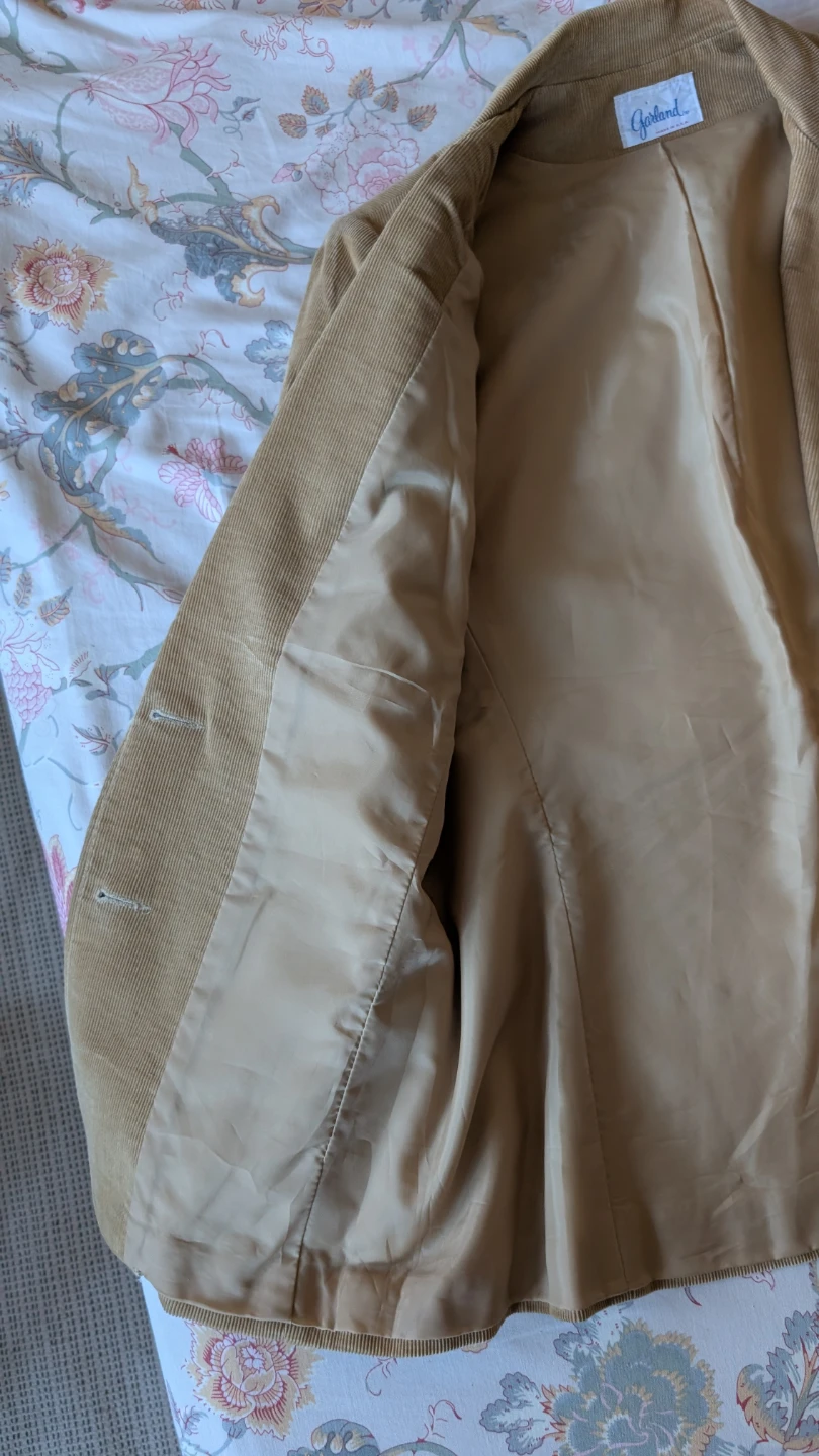 Vintage Garland Tan Corduroy Blazer - photo 4