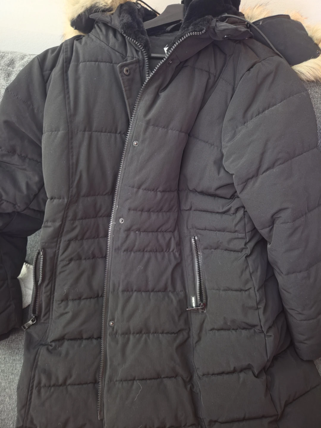Nine West Black Winter Parka 2XL