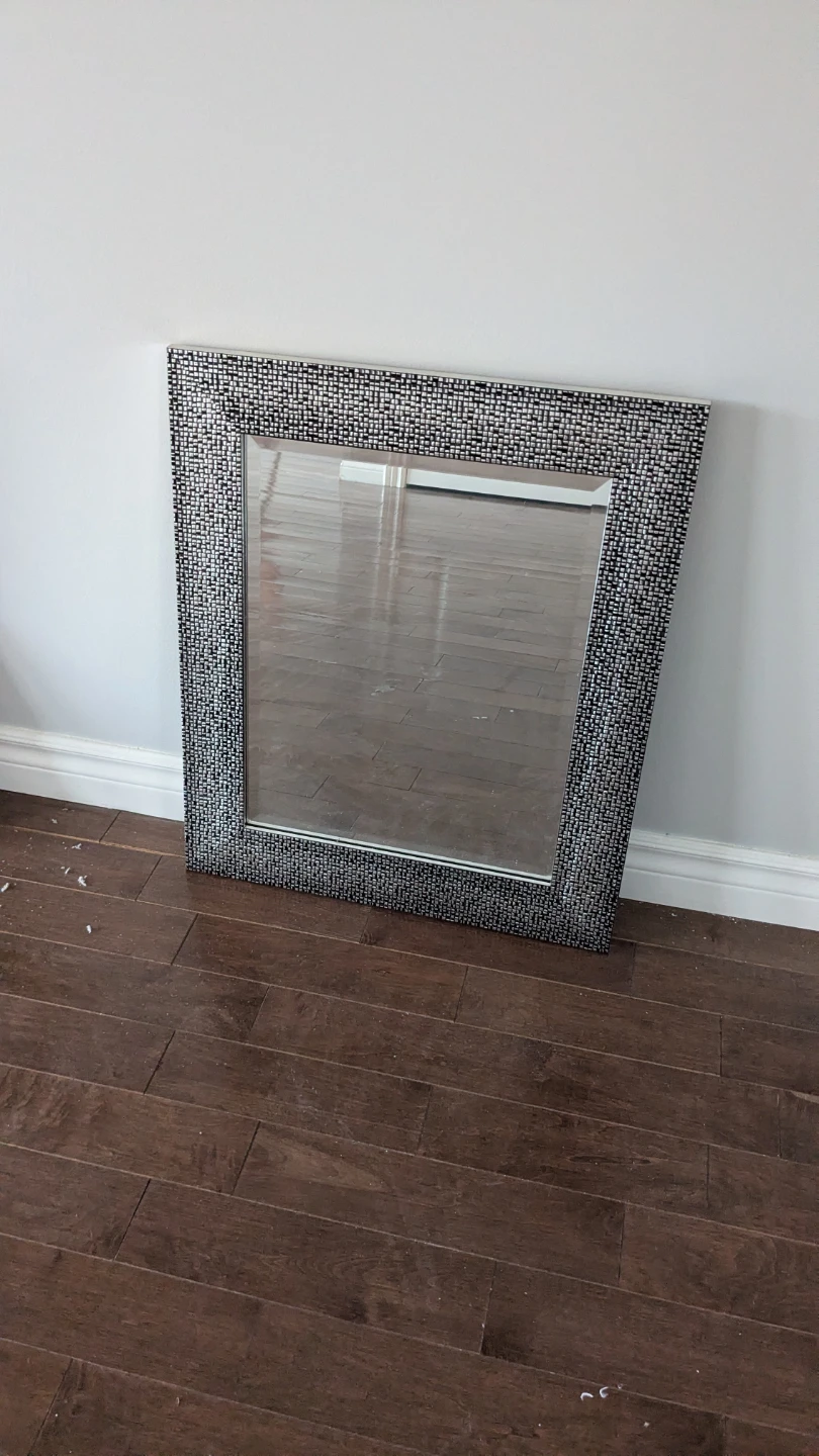 Decorative Wall Mirror with Mosaic Frame