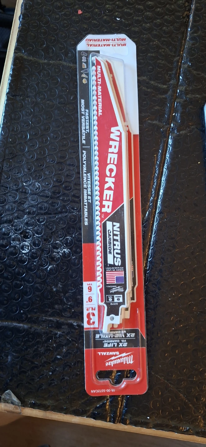 Milwaukee Wrecker Nitrus Carbide Sawzall Blades 3-Pack - photo 2