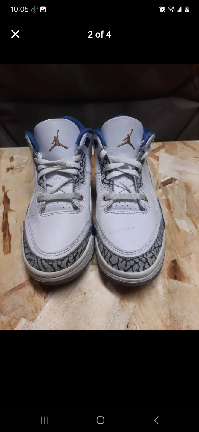 Jordan 3 True Blue Kids
