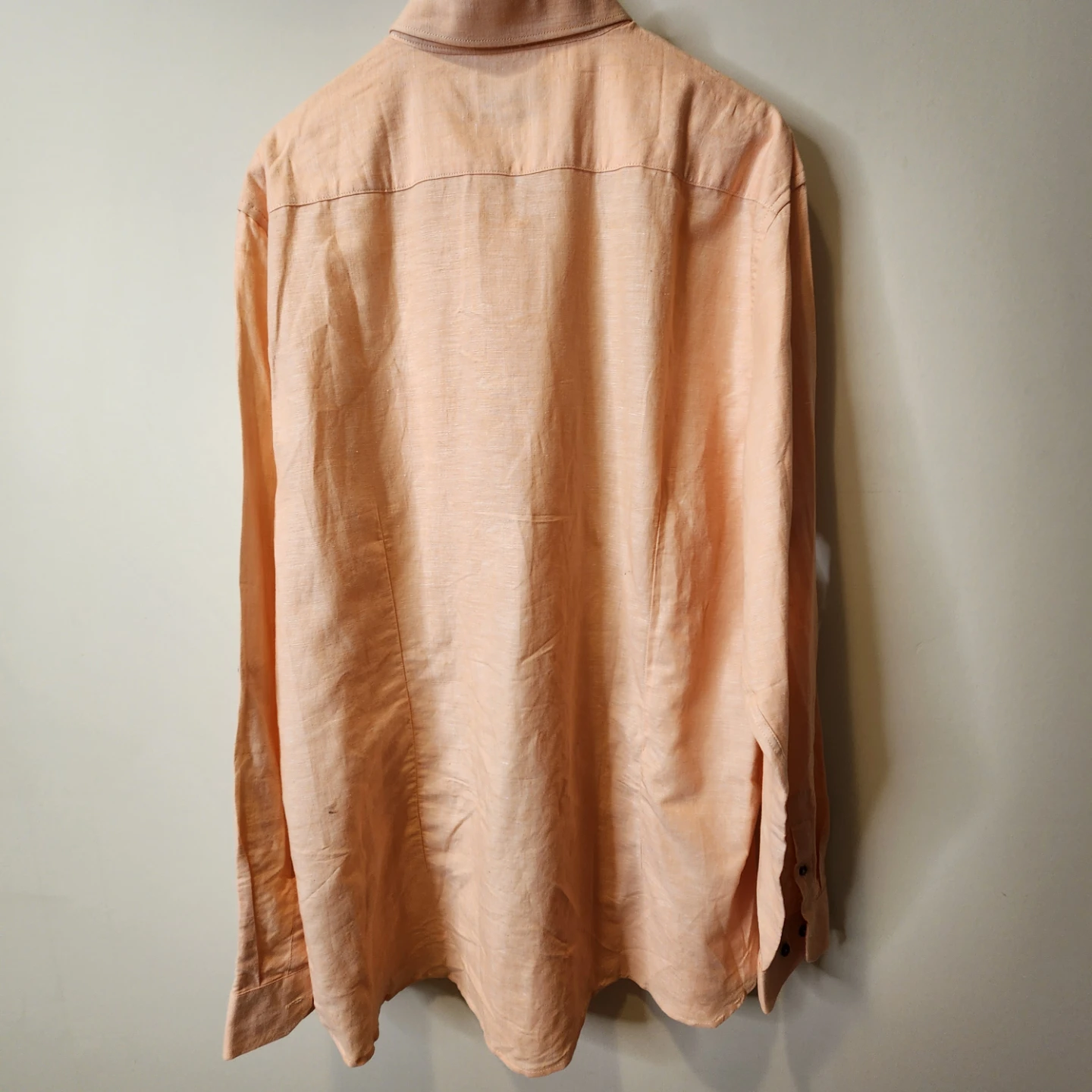 Le Château Athletic Fit Long Sleeve Shirt Peach Size XXL - photo 3