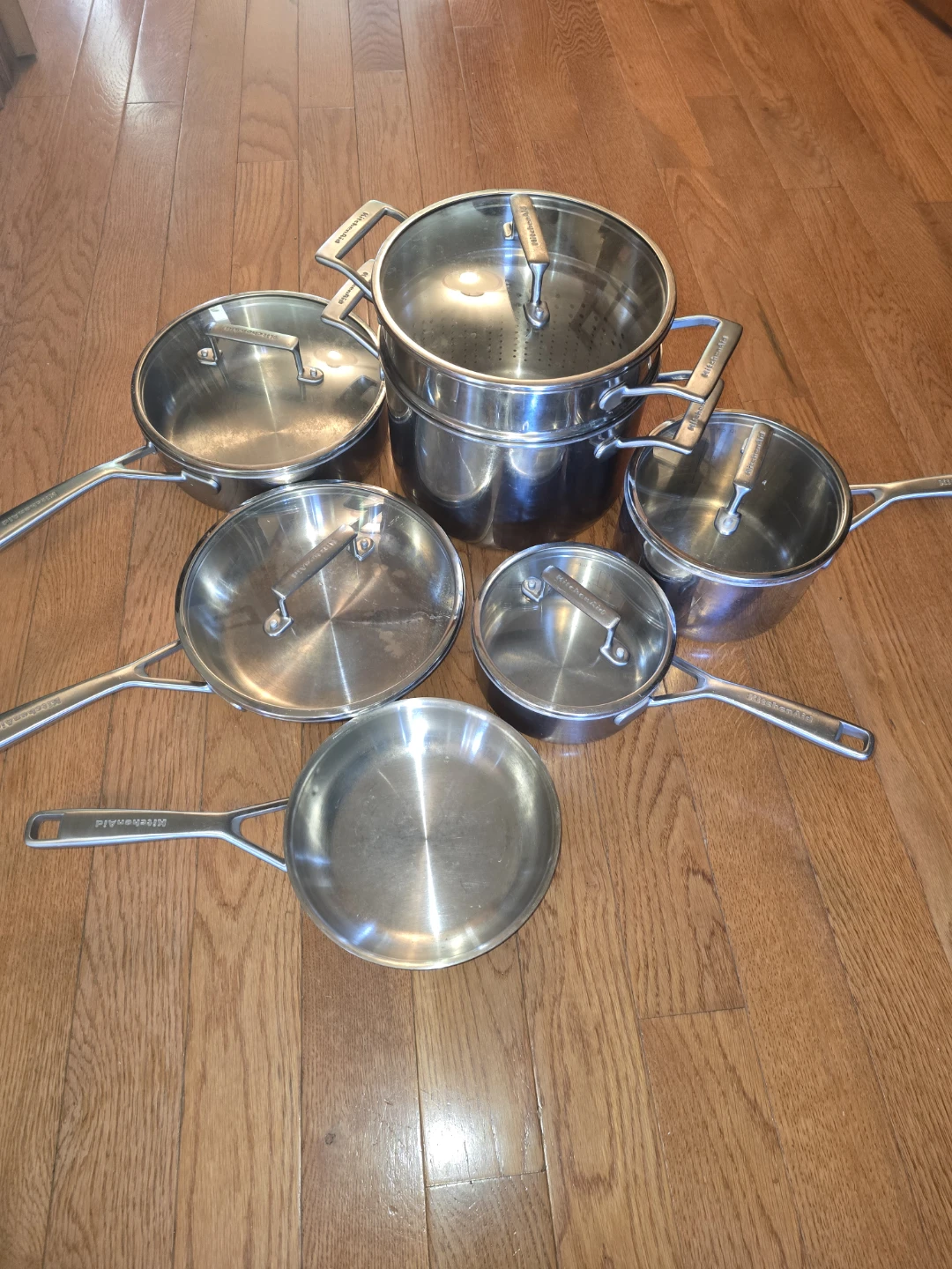 Hardly Used KitchenAid Stainless Steel Set! Amazon for $380