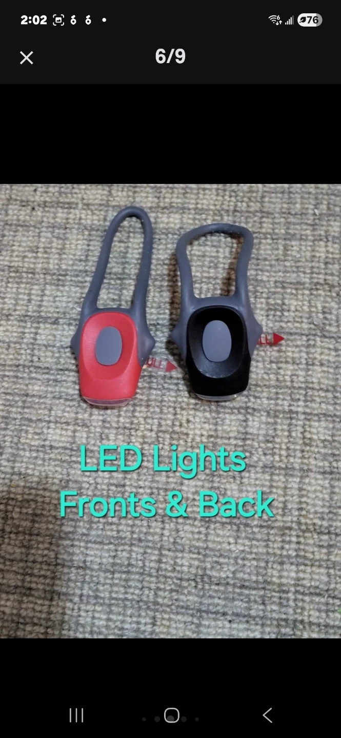 Bike Helmet,Bell,LED Light,Steel ULock,Cable Lock+Bike parts - photo 5