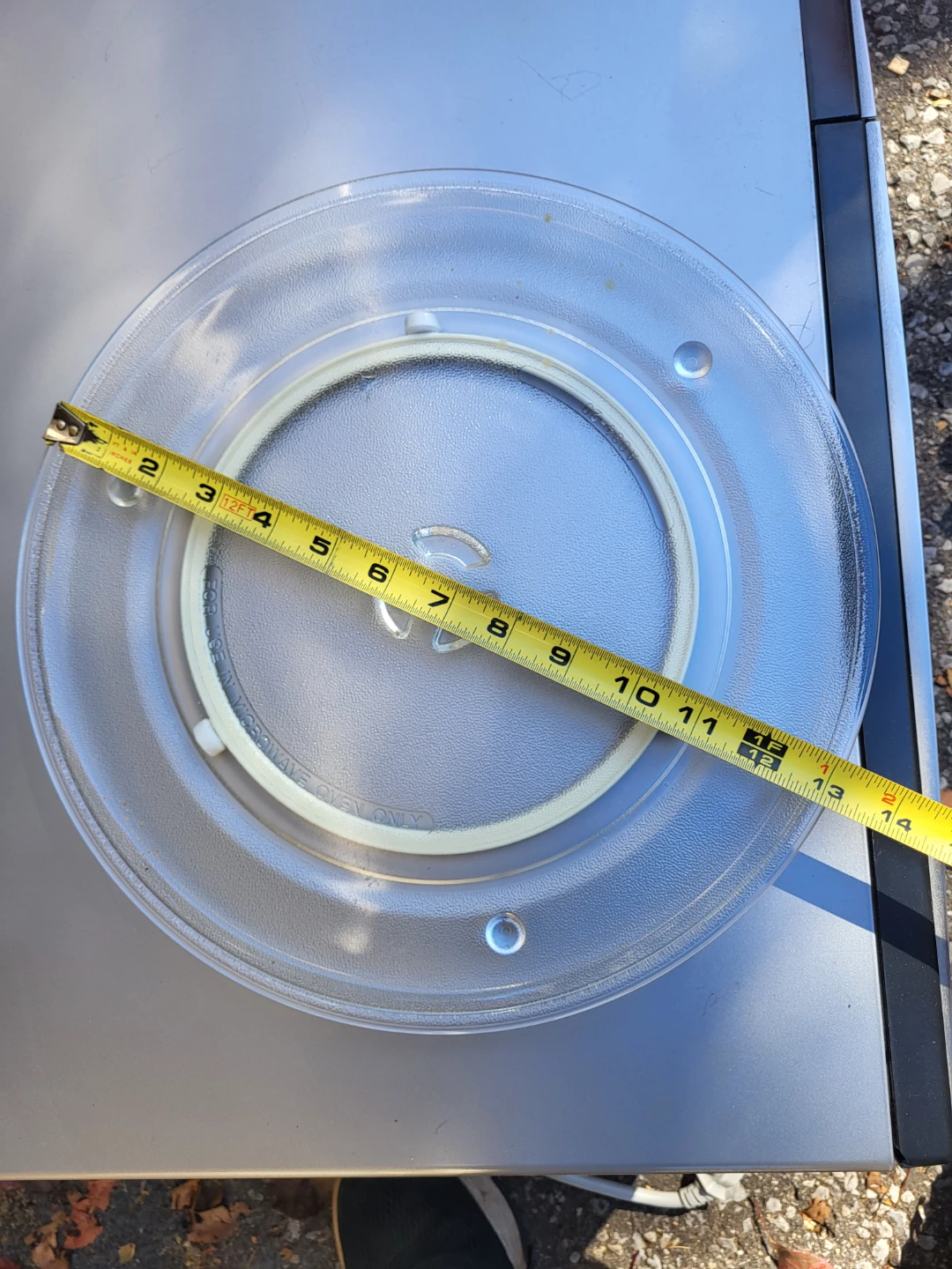 Replacement Microwave Glass Turntable Tray - photo 2