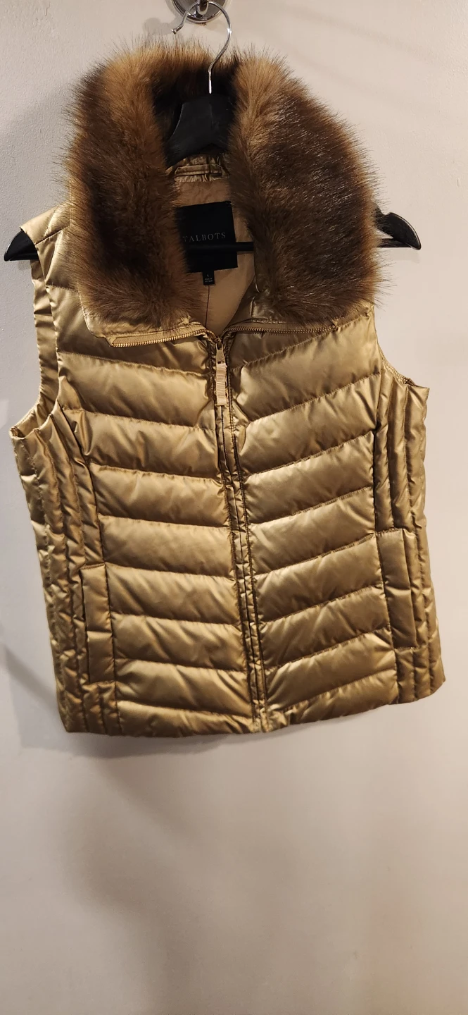 Talbots P/S Gold Down Vest