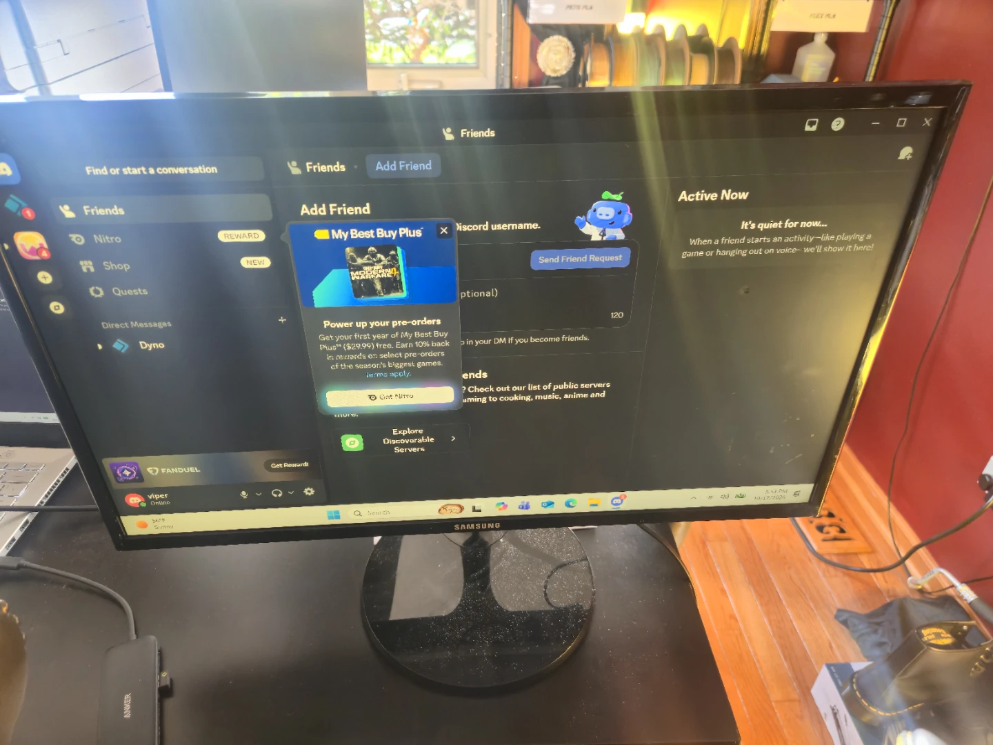 Samsung 24" Full HD LED Computer Monitor – Tested & Working