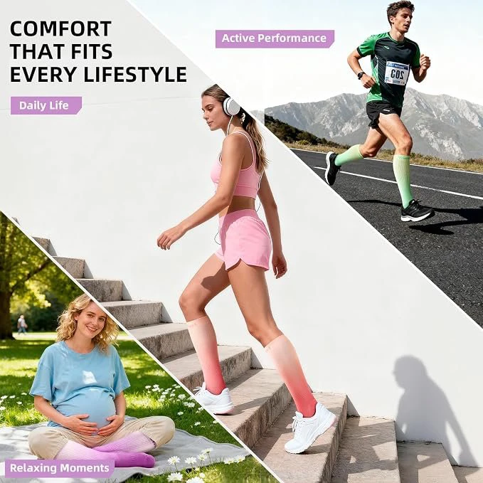 Wakefeet Compression Socks Lavender Mist 2 Pairs sz L/XL - photo 5