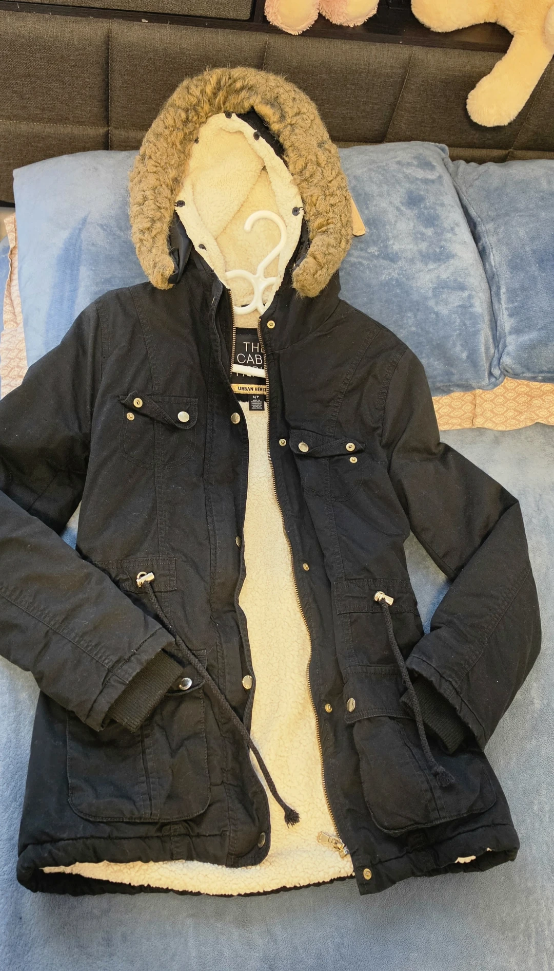 The Cabin Urban Heritage Black Parka