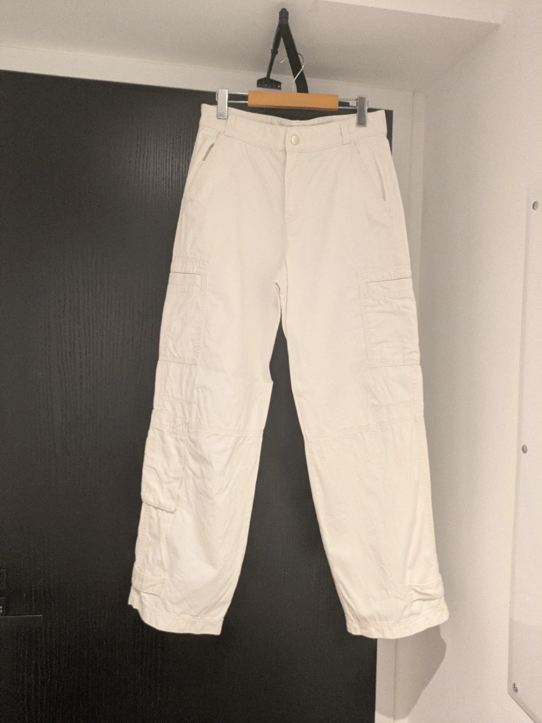 H&M Cream Cargo Pants size 8 - photo 4