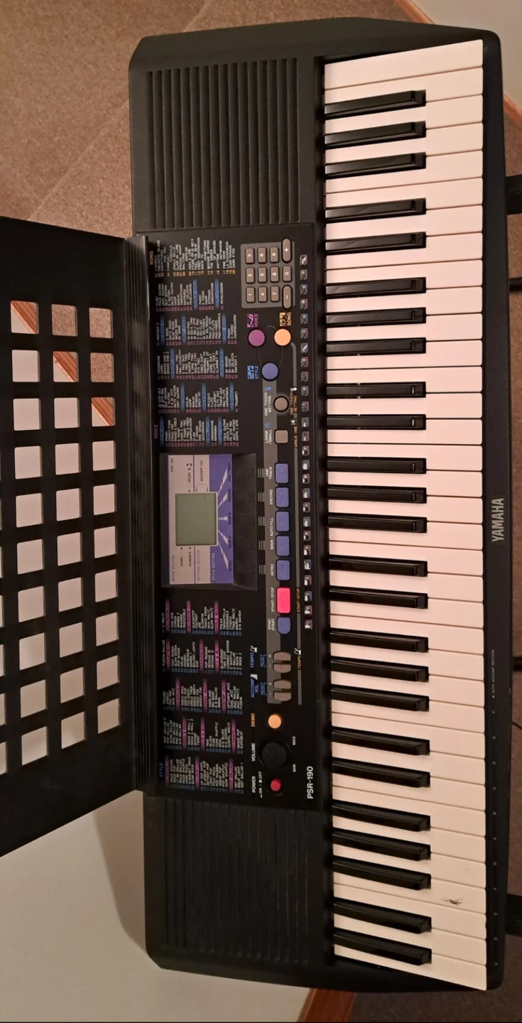 Yamaha PSR-190 Electronic Keyboard with Stand - photo 2