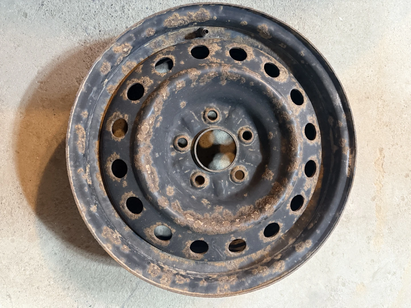 4 Steel Rims/Wheels (5x114.3/ 5x4.5 inches) Bolt Pattern - photo 2