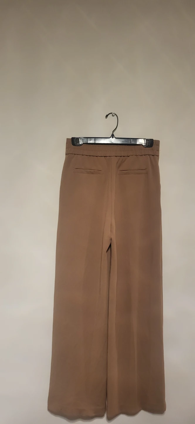 Suzy Shier Tan Wide Leg Trousers - photo 2
