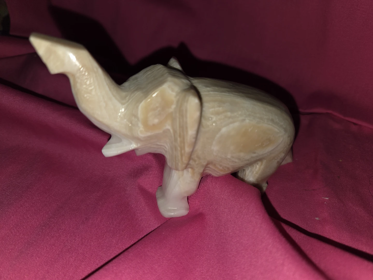 Hand carved Onyx elephant (made in mexico) - photo 4