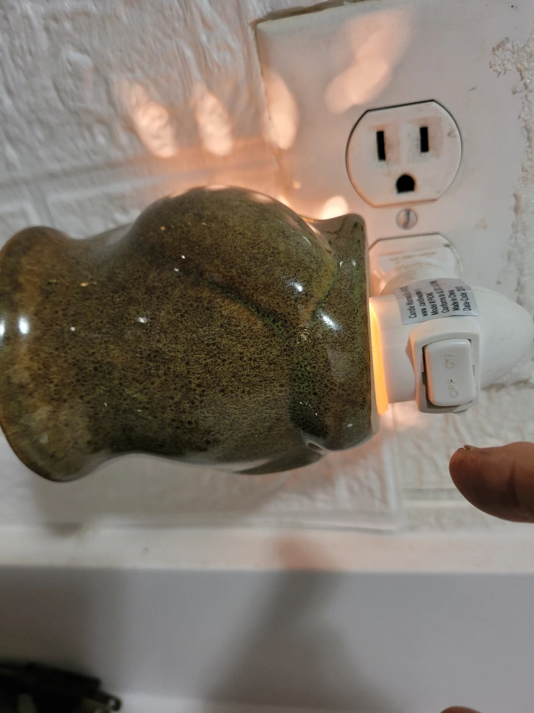 Ceramic plug in night light antique  $5